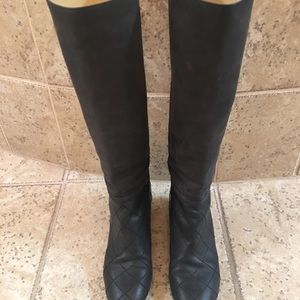 Authentic Classic black Channel riding boots.